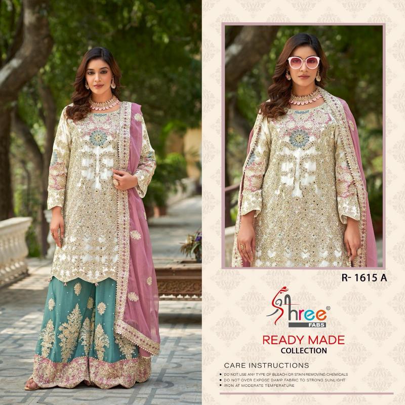 Shree Fabs R 1615 catalog pakistani bridal sharara suits