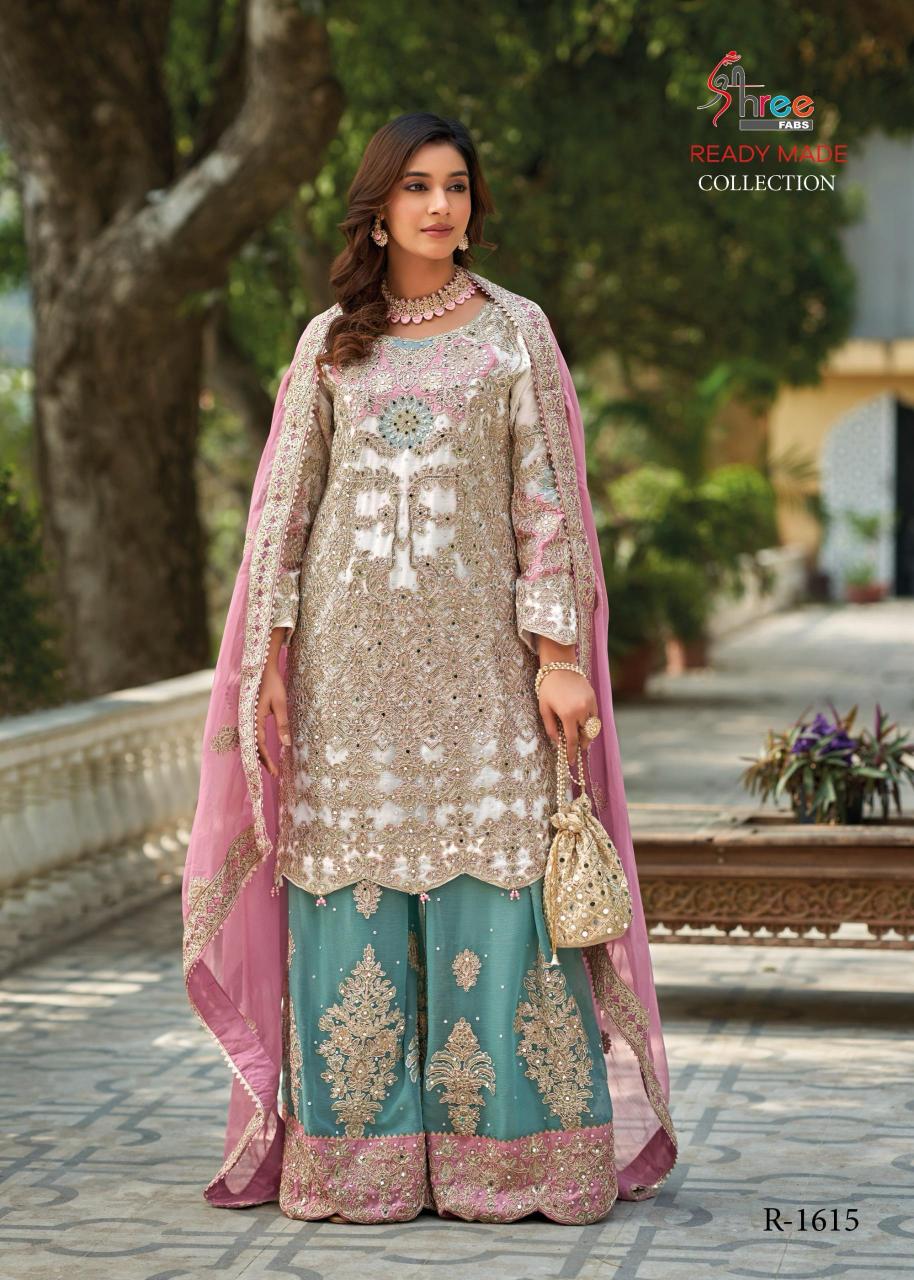 Shree Fabs R 1615 catalog pakistani bridal sharara suits