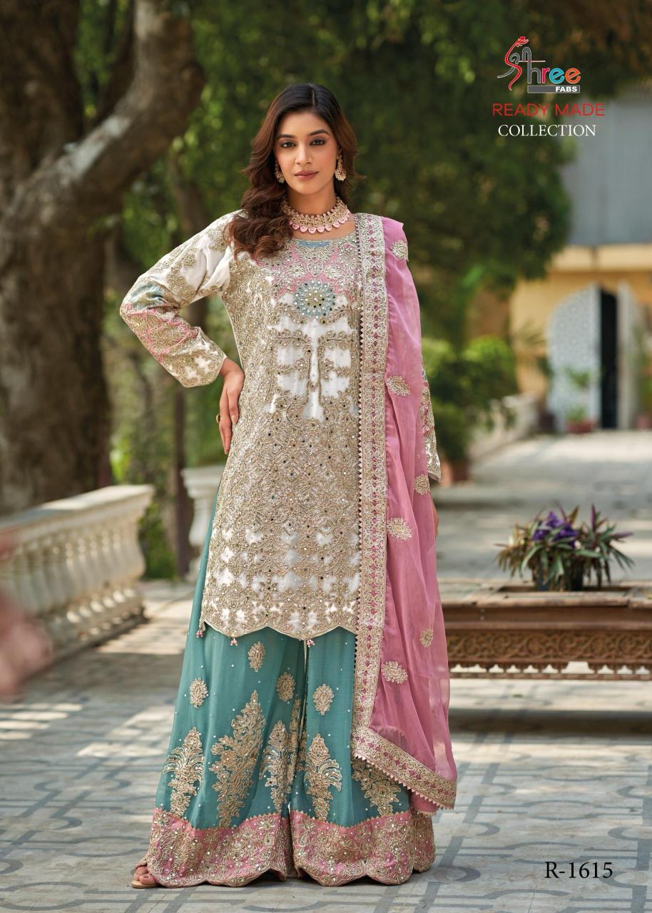 Shree Fabs R 1615 catalog pakistani bridal sharara suits