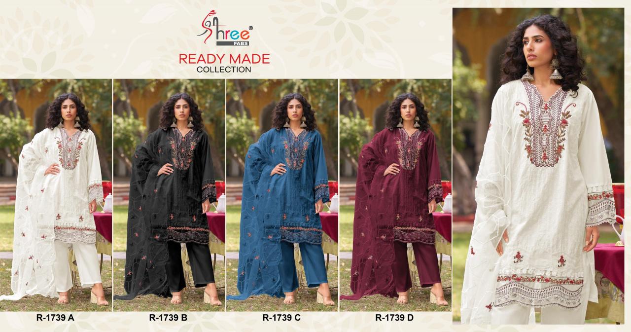 Shree Fabs R 1739 Catalog pakistani cotton readymade suits