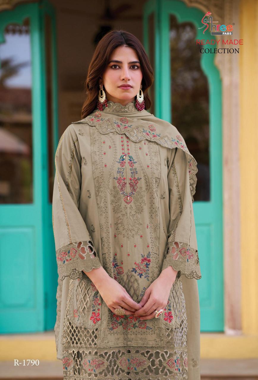 Shree Fabs R 1790 catalog pakistani crochet suits