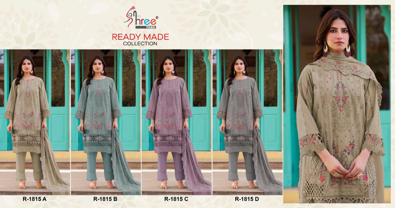 Shree Fabs R 1790 catalog pakistani crochet suits