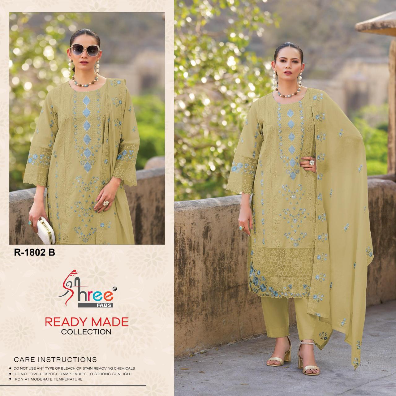 Shree Fabs R 1801 catalog beautiful pakistani suits online