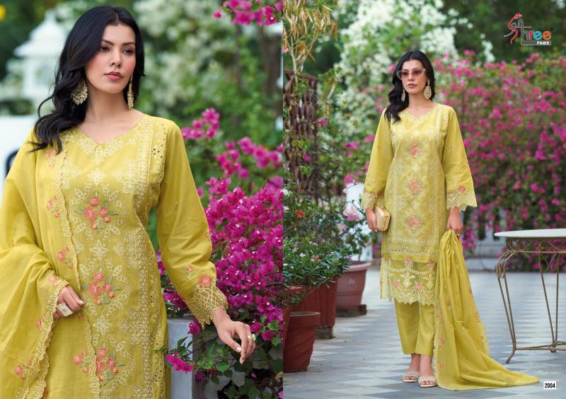 Shree Fabs Tasrif Premium embroderd lawn Dupatta catalog pakistani suits dealers in mumbai