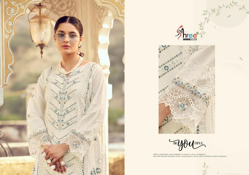 Shree Fabs Tasrif Premium Lawn Collection Vol 2 catalog Chiffon Dupatta best pakistani suits in srinagar