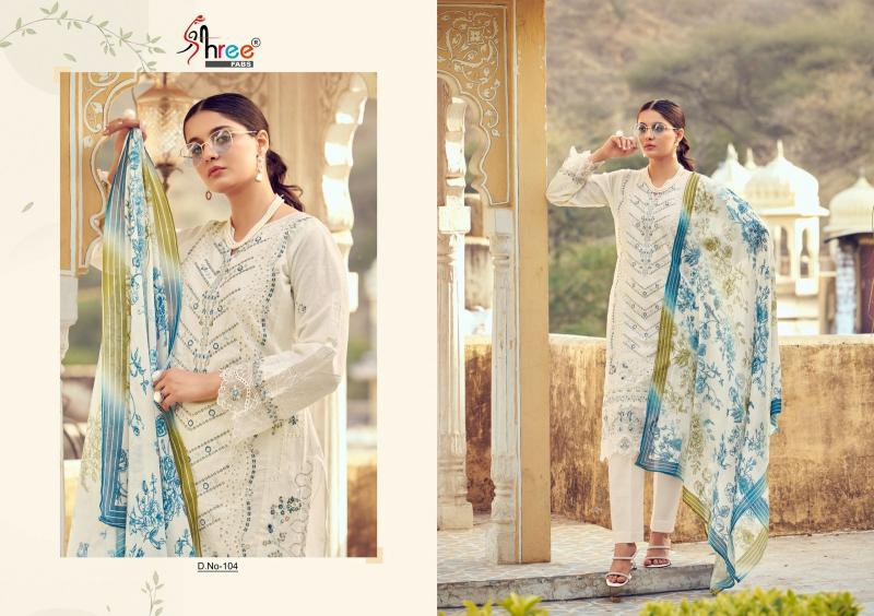 Shree Fabs Tasrif Premium Lawn Collection Vol 2 catalog Chiffon Dupatta best pakistani suits in srinagar