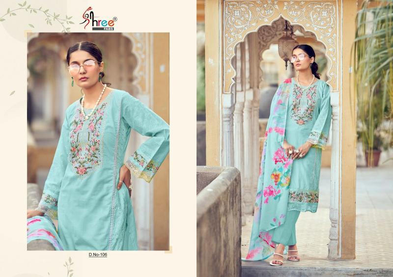 Shree Fabs Tasrif Premium Lawn Collection Vol 2 catalog Chiffon Dupatta best pakistani suits in srinagar