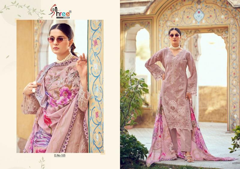 Shree Fabs Tasrif Premium Lawn Collection Vol 2 catalog Chiffon Dupatta best pakistani suits in srinagar