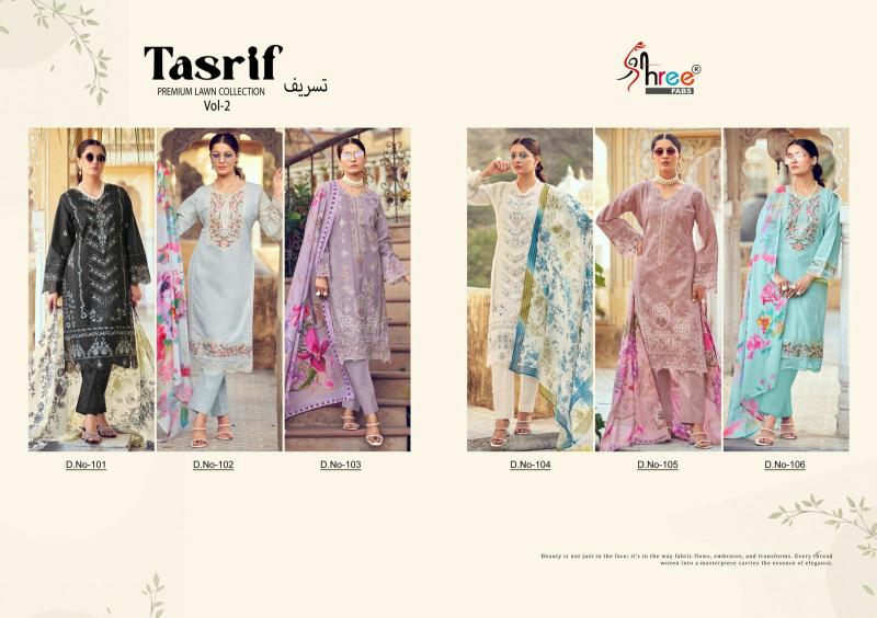 Shree Fabs Tasrif Premium Lawn Collection Vol 2 catalog Cotton Dupatta best party wear desziner suits pakistani
