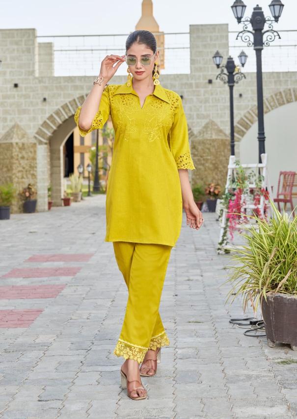 Shruti Once More vol 5 catalog soft cotton co ord set