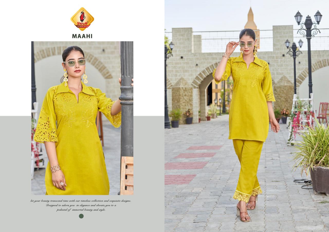 Shruti Once More vol 5 catalog soft cotton co ord set
