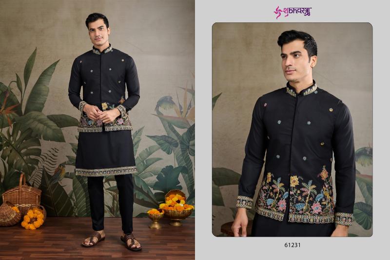 Shubhvastra Rajwada Attires vol 1 catalog black kurti online in india