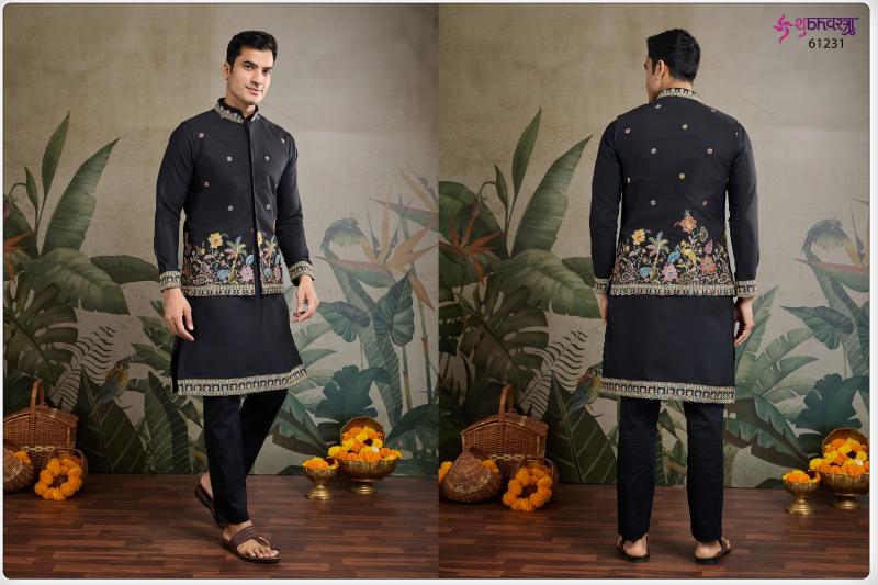 Shubhvastra Rajwada Attires vol 1 catalog black kurti online in india