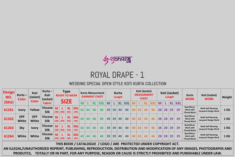 Shubhvastra Royal Drape Vol 1 catalog kurti with koti online india