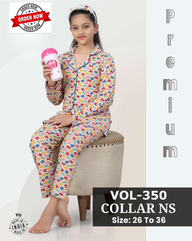 Summer Special KIDS COLLQR NS VOL. DN 350 NS Catalog kids wear night dress