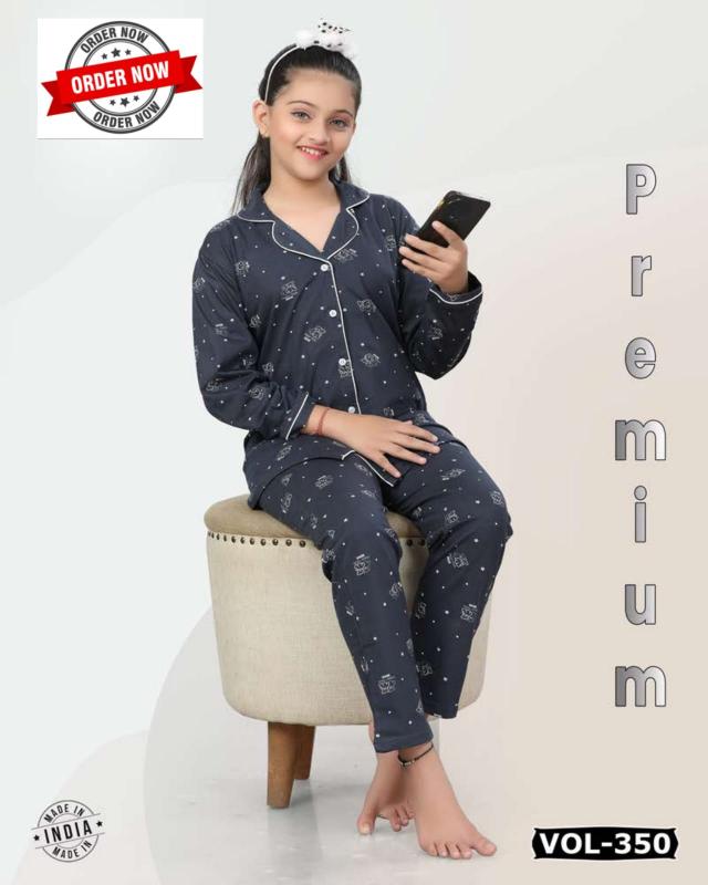 Summer Special KIDS COLLQR NS VOL. DN 350 NS Catalog kids wear night dress