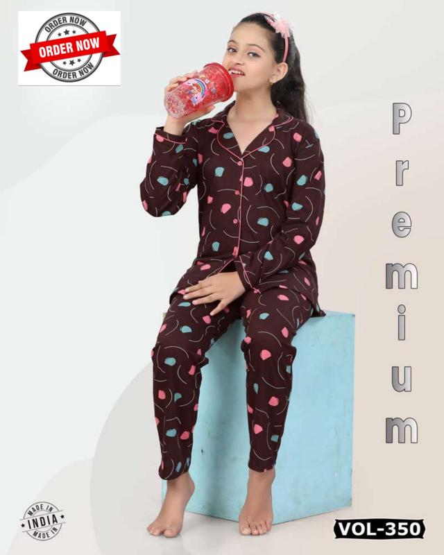 Summer Special KIDS COLLQR NS VOL. DN 350 NS Catalog kids wear night dress