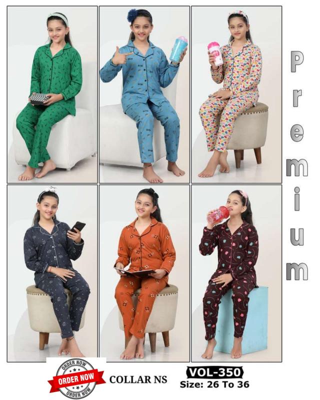 Summer Special KIDS COLLQR NS VOL. DN 350 NS Catalog kids wear night dress