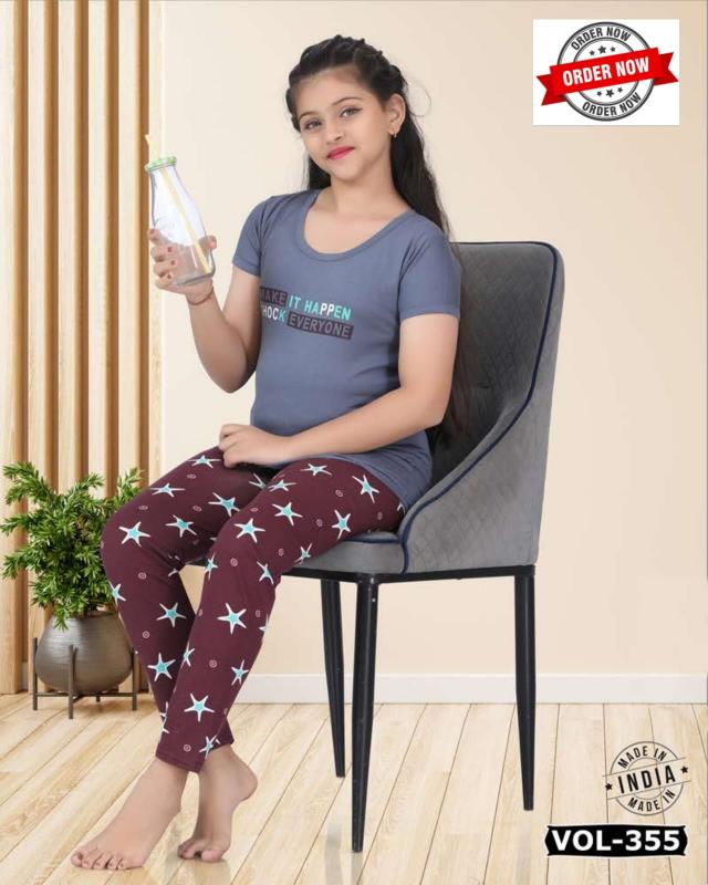 Summer Special KIDS VOL.ND 355 Catalog Kids night dress wholesaler surat