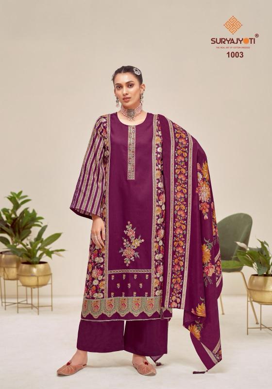 Suryajyoti Kaamini Vol 1 catalog surat dress material market online