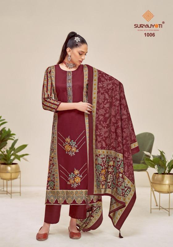 Suryajyoti Kaamini Vol 1 catalog surat dress material market online