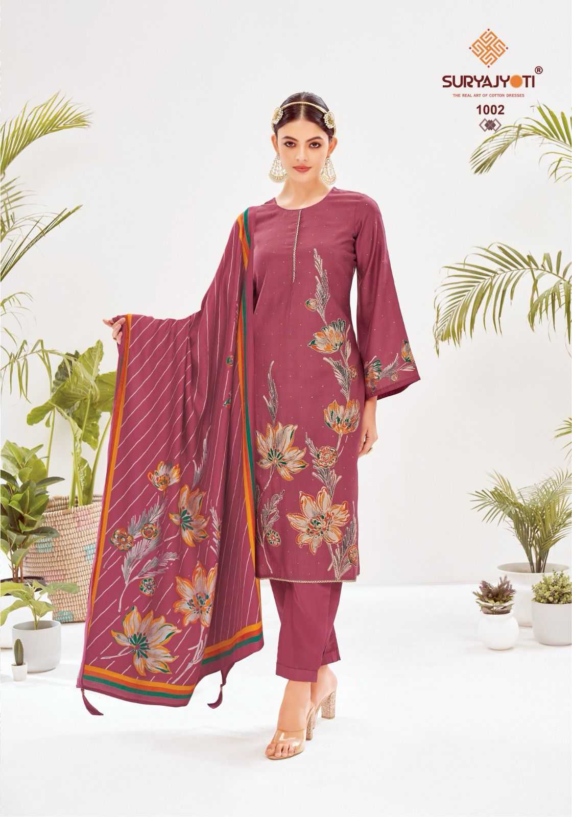 Suryajyoti Khushi Vol 1 dress material wholesale in gujarat