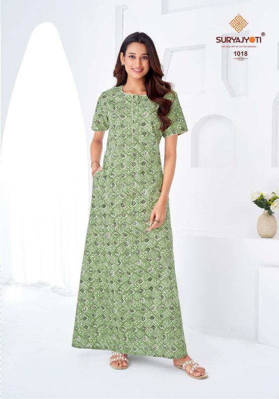 Suryajyoti Pearl vol 1 catalog ladies night dress wholesale market