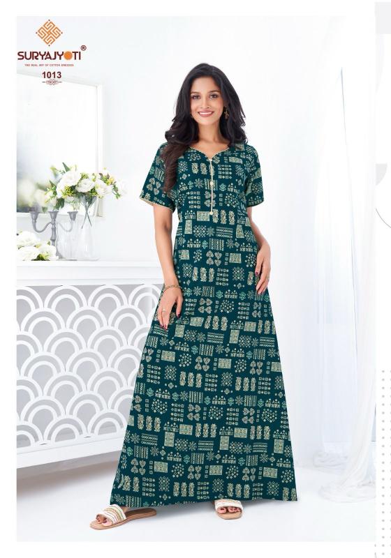 Suryajyoti Pearl vol 1 catalog ladies night dress wholesale market
