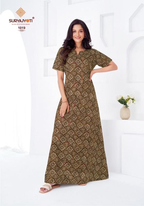 Suryajyoti Pearl vol 1 catalog ladies night dress wholesale market