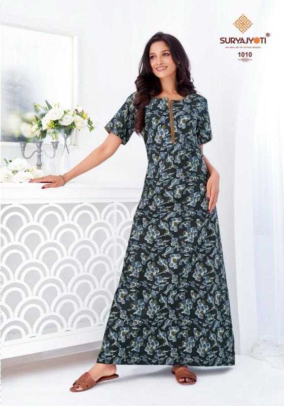 Suryajyoti Pearl vol 1 catalog ladies night dress wholesale market