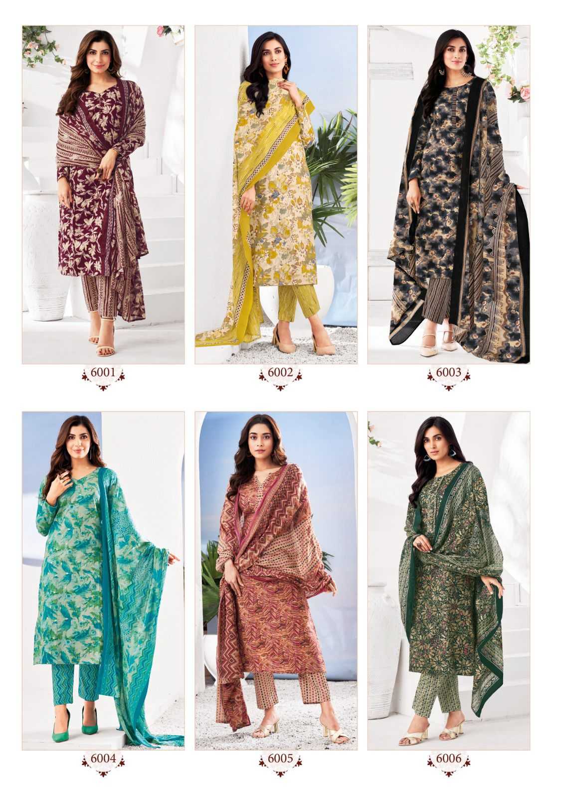 Suryajyoti Poshak Vol 6 wholesale dress materials in jetpur