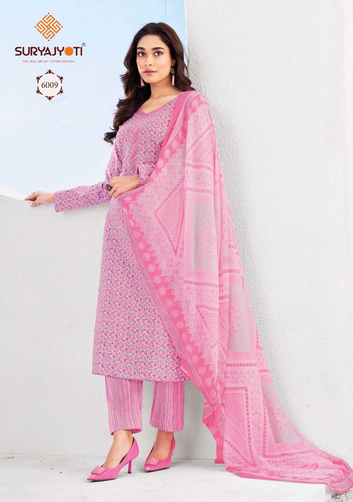 Suryajyoti Poshak Vol 6 wholesale dress materials in jetpur