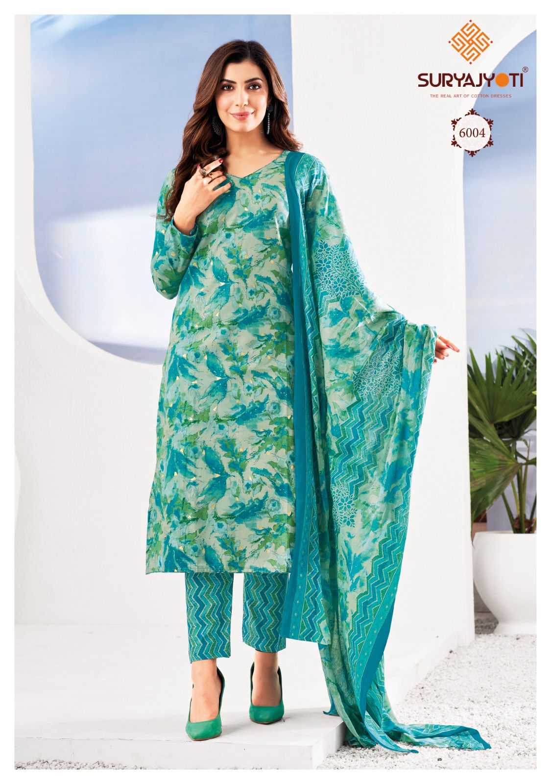 Suryajyoti Poshak Vol 6 wholesale dress materials in jetpur