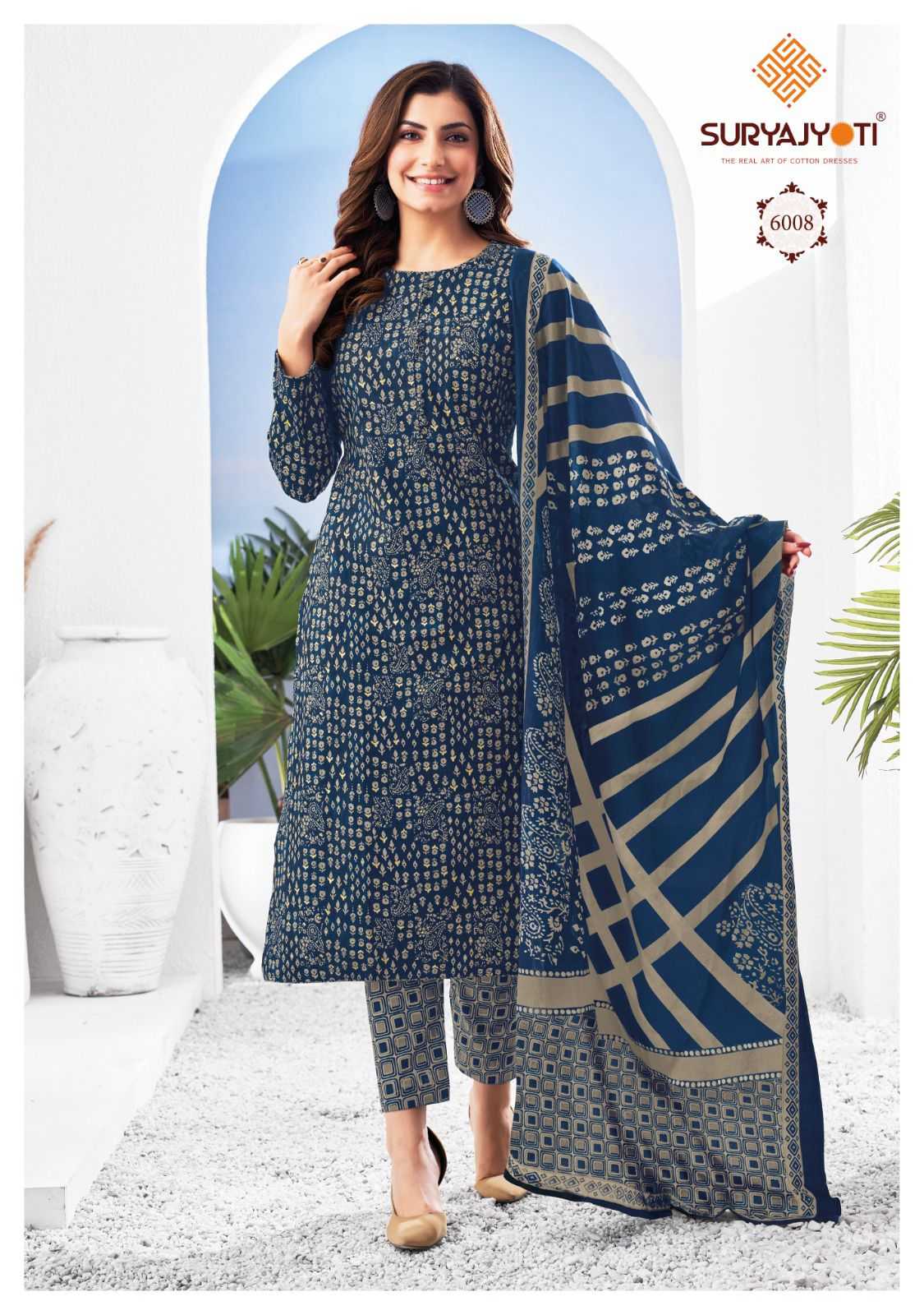 Suryajyoti Poshak Vol 6 wholesale dress materials in jetpur