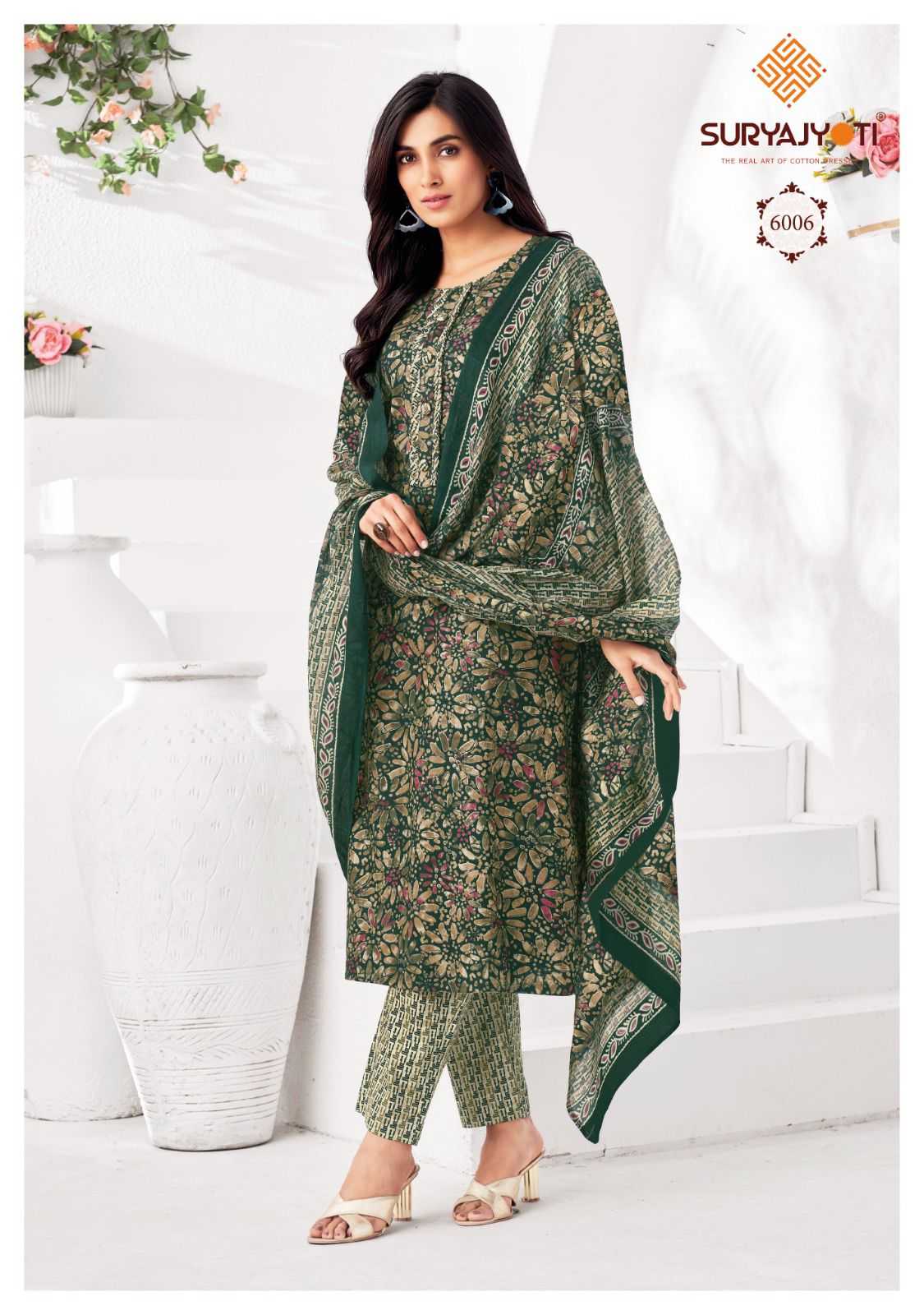 Suryajyoti Poshak Vol 6 wholesale dress materials in jetpur