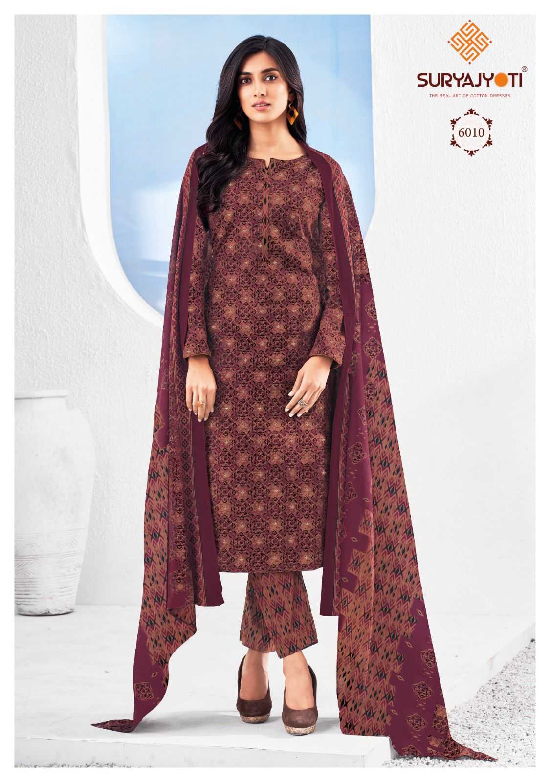 Suryajyoti Poshak Vol 6 wholesale dress materials in jetpur