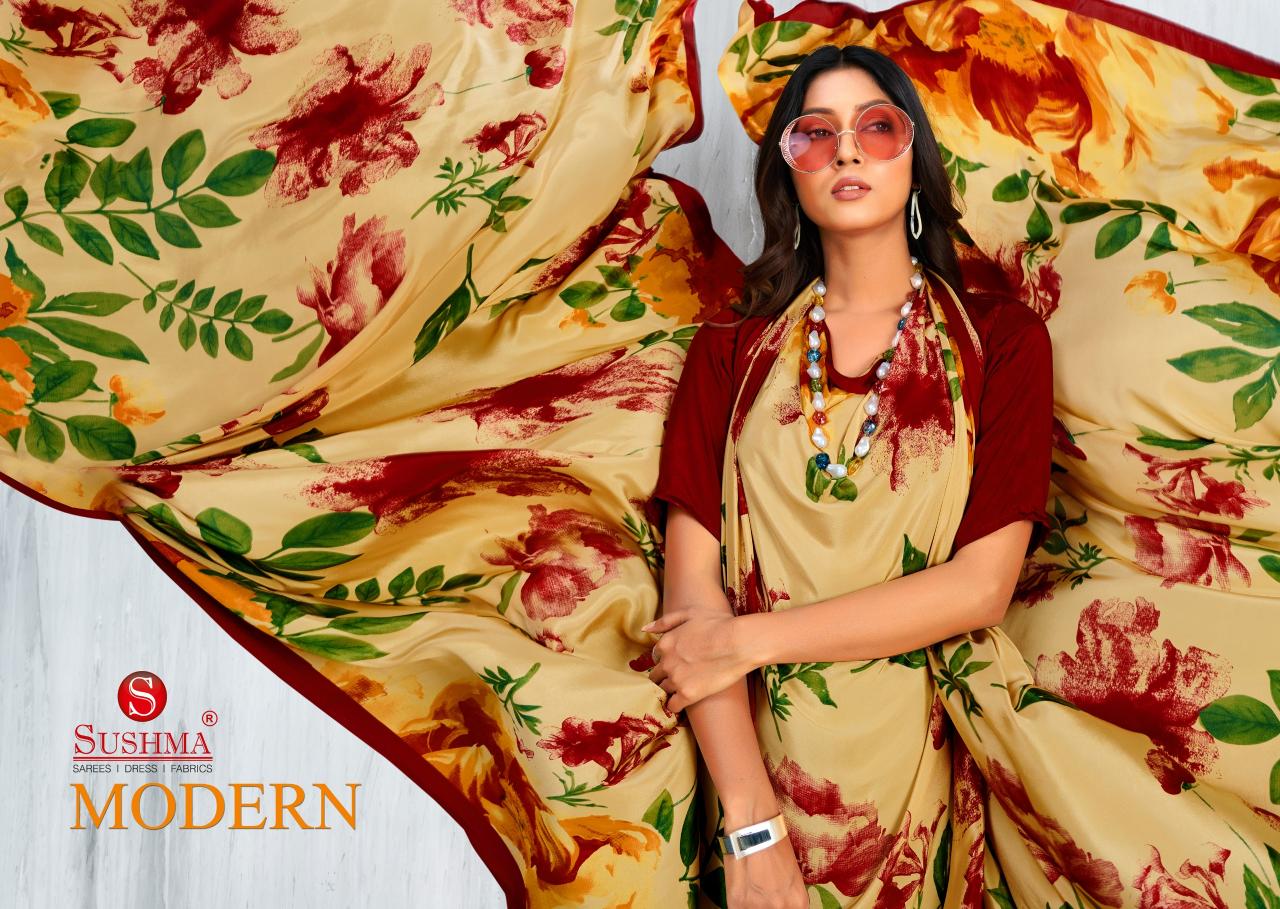 Sushma Modern catalog miss india saree shop in hyderabad