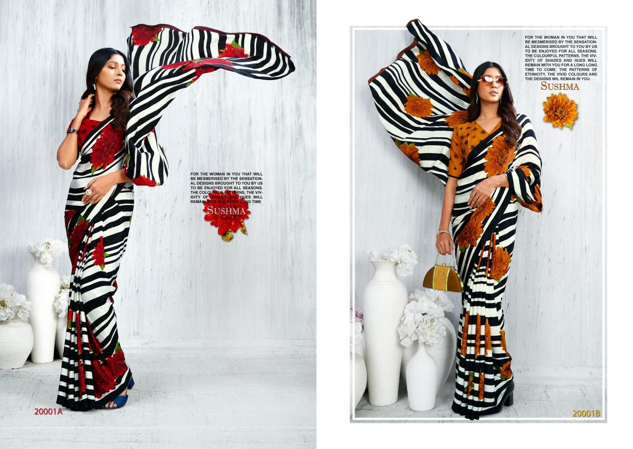 Sushma Modern catalog miss india saree shop in hyderabad