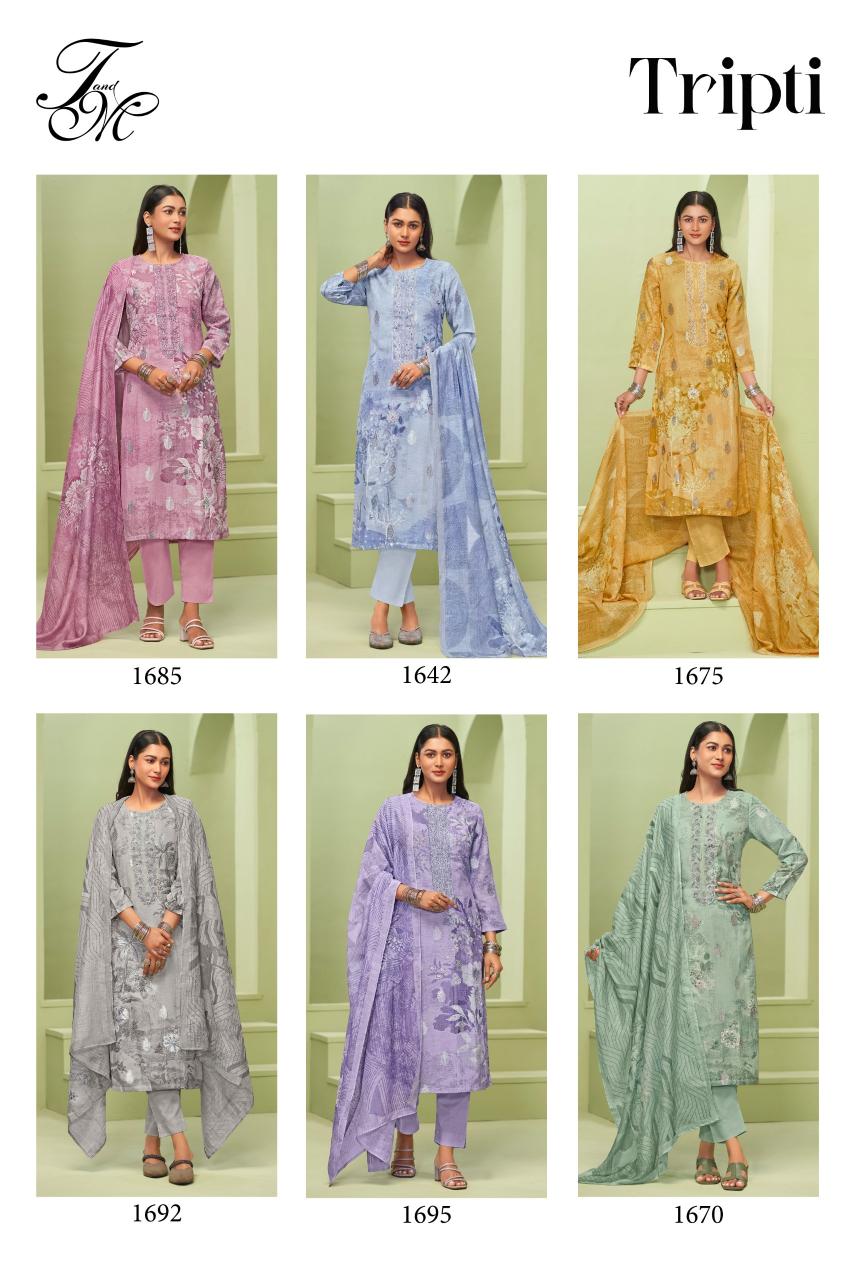 T&M Tripti catalog salwar kameez wholesale online shopping