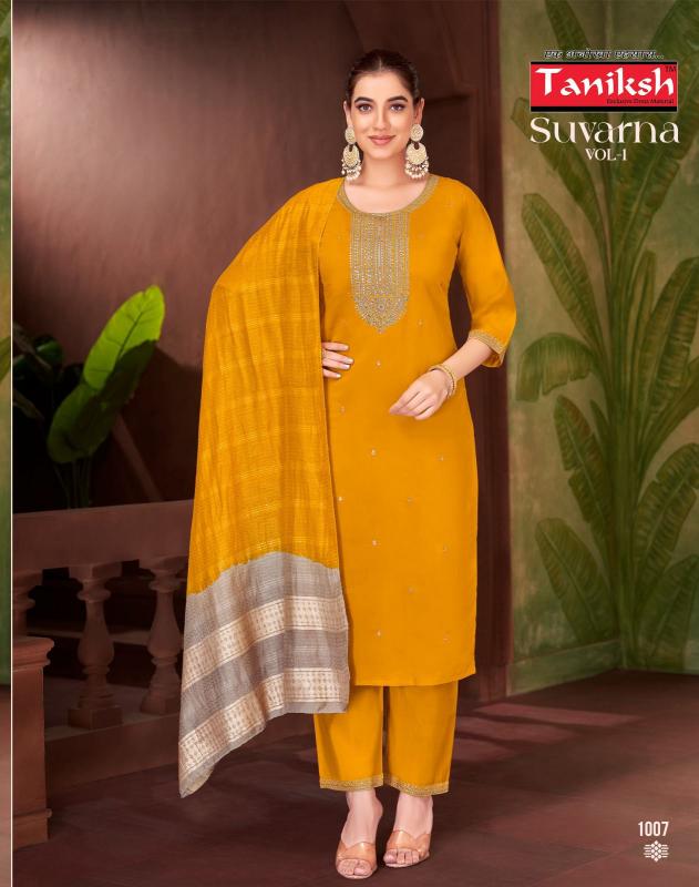 Taniksh Suvarna Vol 1 catalog branded kurtis dealer in india