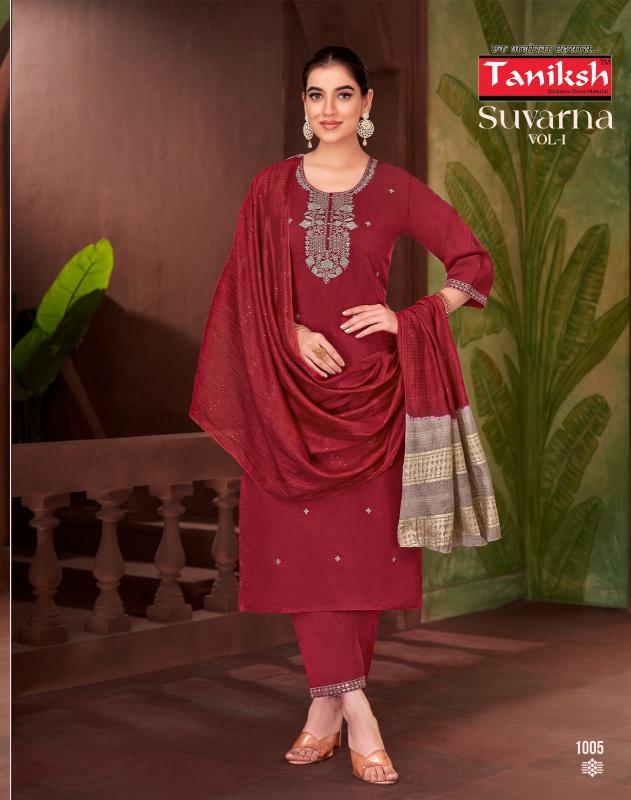 Taniksh Suvarna Vol 1 catalog branded kurtis dealer in india