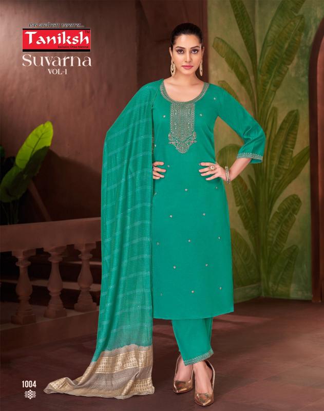 Taniksh Suvarna Vol 1 catalog branded kurtis dealer in india