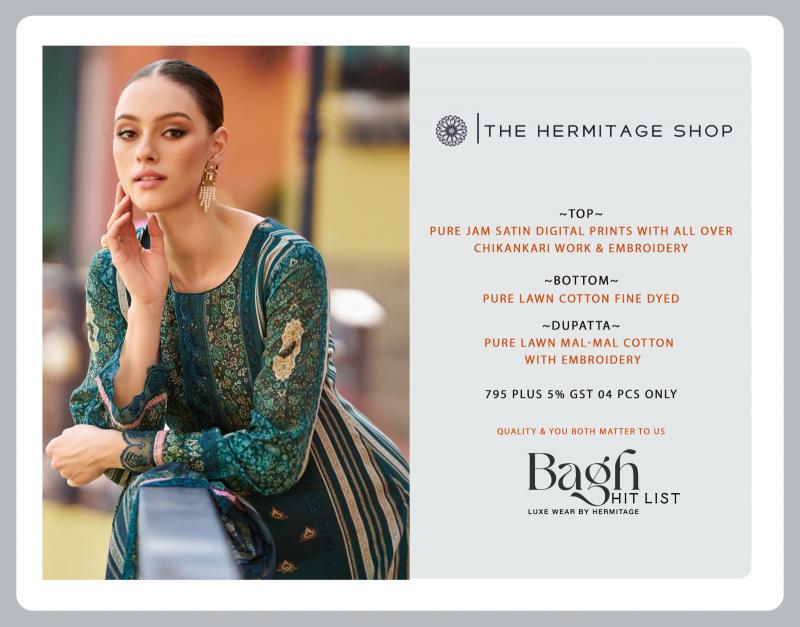 The Hermitage Shop Bagh Hitlist catalog dubai salwar kameez wholesalers