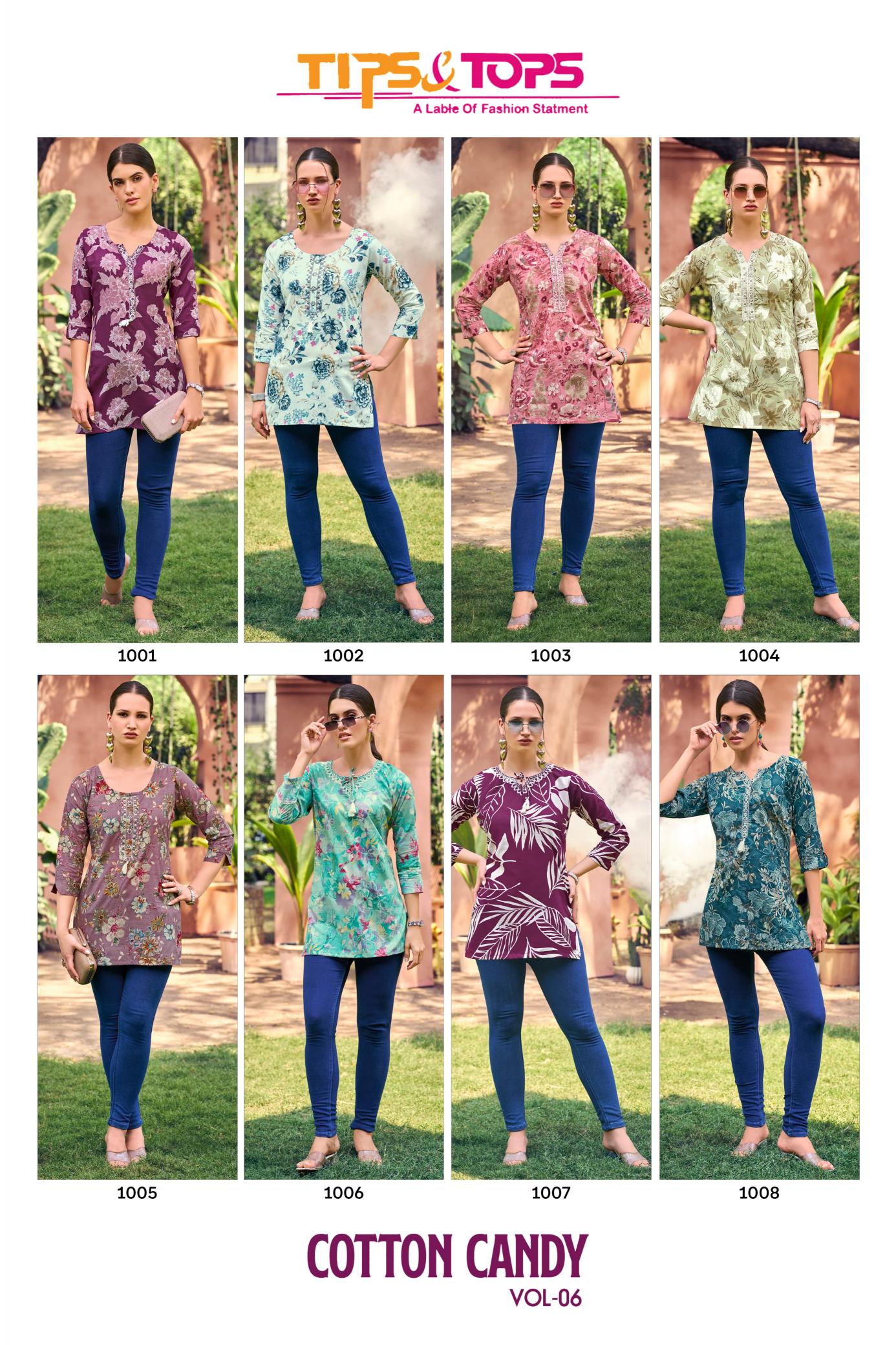 Tips & Tops Cotton Candy Vol 6 Catalog kurti tops online shopping india