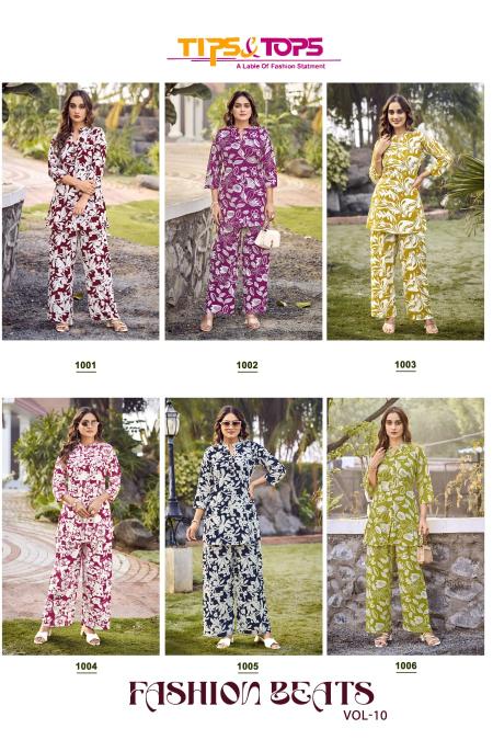 Tips & Tops Fashion Beats Vol 10 catalog modest co ord sets for women