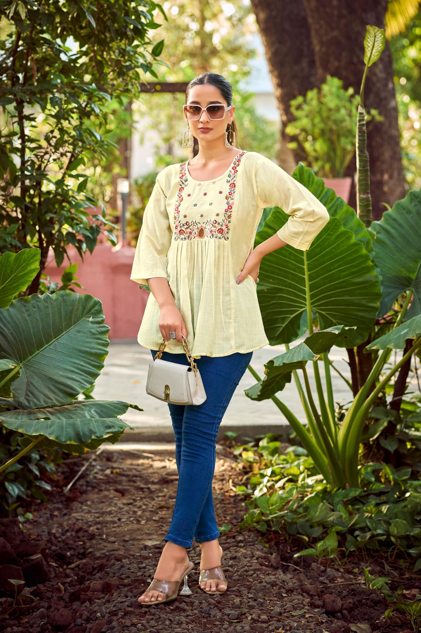 Tips & Tops Pulpy Vol 15 Catalog burning short kurtis for womens india