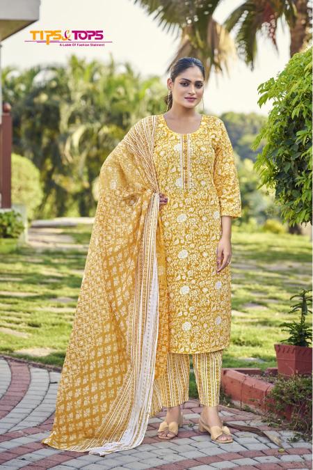 Tips & Tops Summer Fashion Vol 8 catalog cotton kurtis 