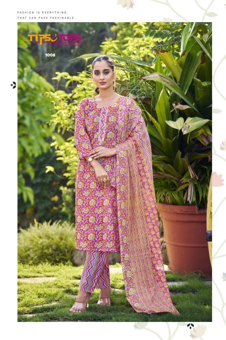 Tips & Tops Summer Fashion Vol 8 catalog cotton kurtis 