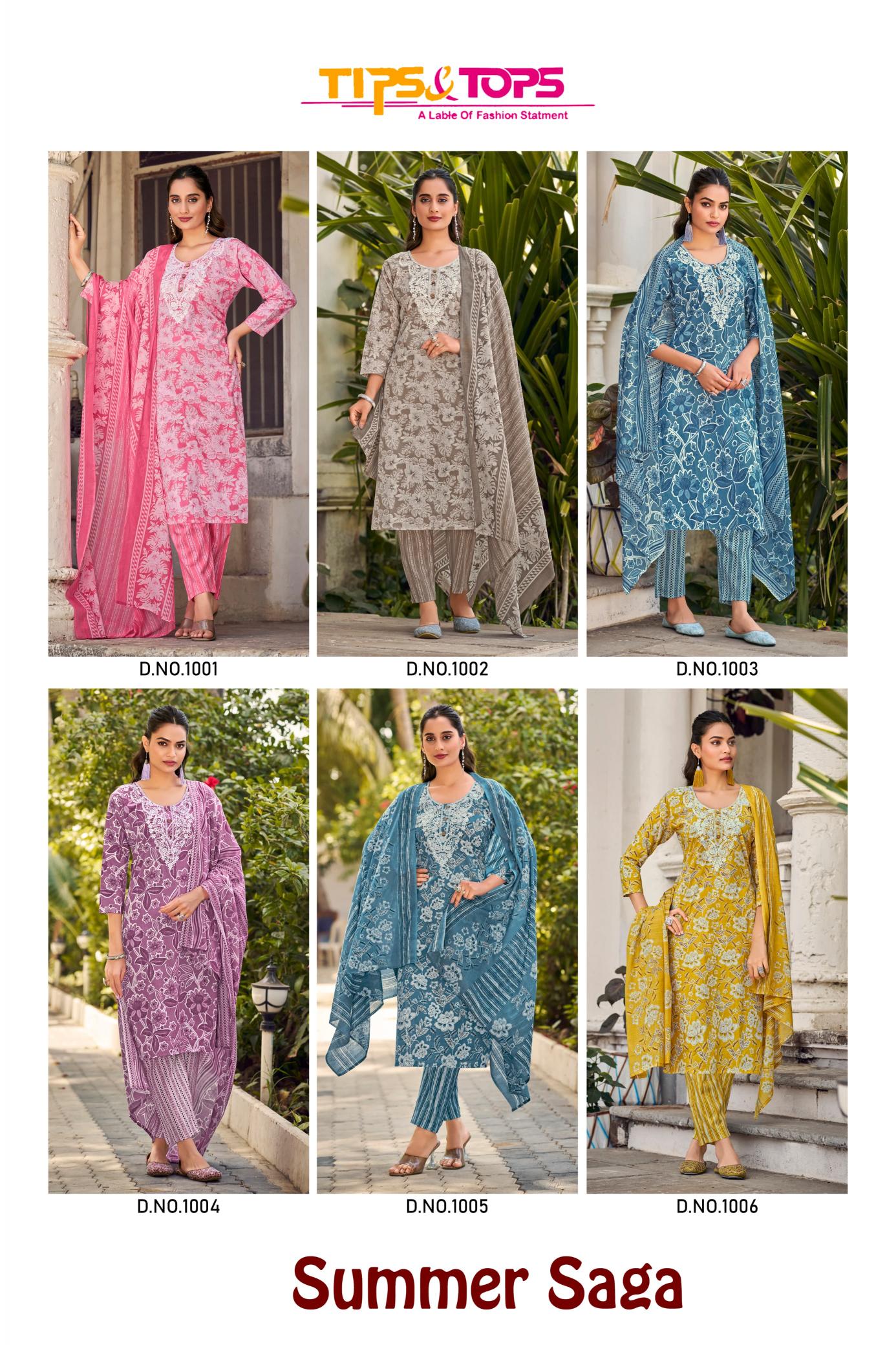 Tips & Tops Summer Saga Catalog brands in ladies kurtis in india