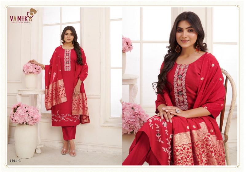 Vamika Jannat Vol 2 (D.NO.4501A To 4501D) catalog ritu kumar kurtis india